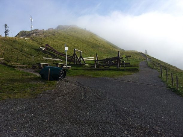 Bergstation der Hochgratbahn - Startpunkt Wanderweg