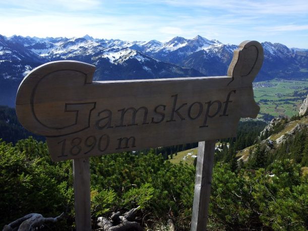 Der Gamskopf - ein Berg in den Allgäuer Alpen