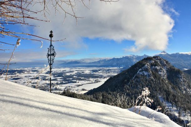 11. Falkenstein Schmiedekreuz im Glitzerschnee