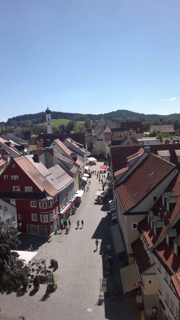 Isny im Allgäu: vom Turm aus betrachtet