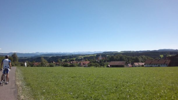 Radtour mit Blick gen Süden