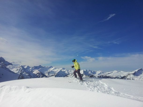 Stefan Sistig, bereit zur Abfahrt, Fellhorn