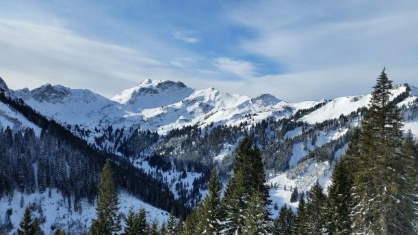 Tolle Aussicht in die Allgäuer Alpen