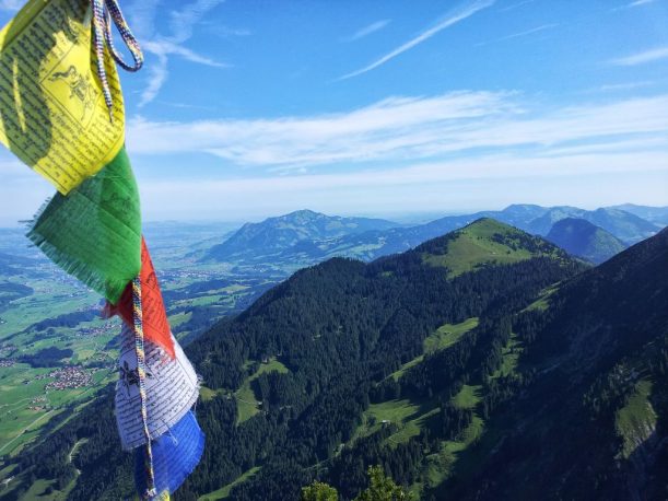 Blick vom Berggipfel