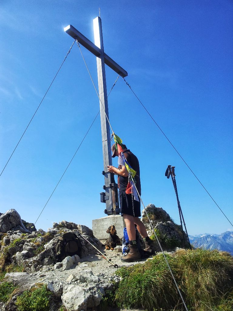 Gipfelkreuz Rubihorn in den Allgäuer Alpen