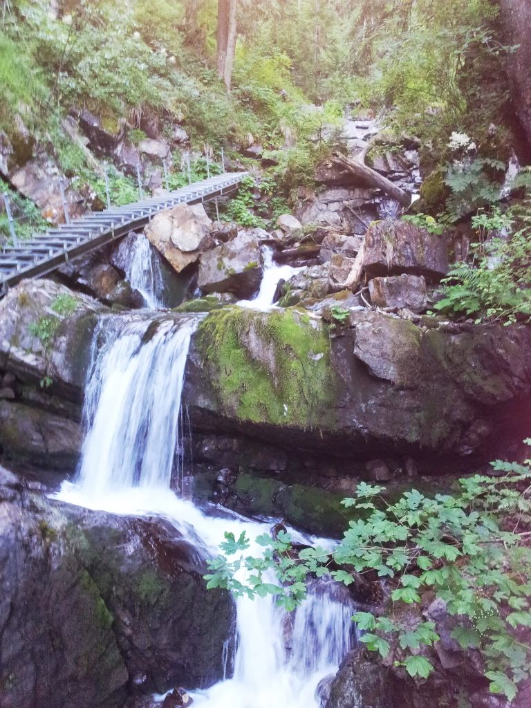 Wanderroute durch den Gaisalptobel im Allgäu