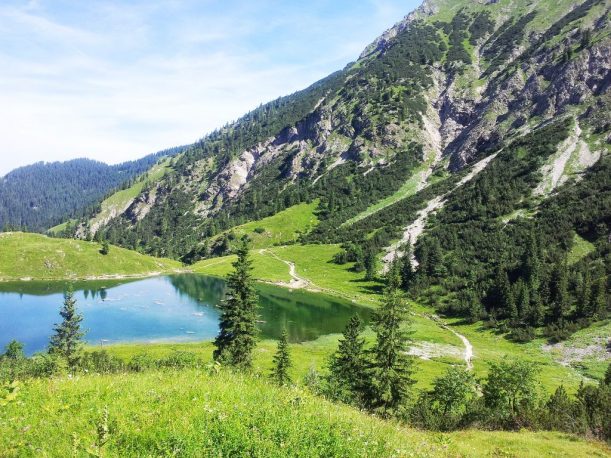 Wanderung zum Gaisalpsee in den Allgäuer Alpen