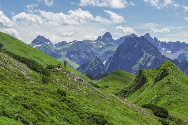 Wandern wie der Prinzregent : Auf der Königsetappe oberhalb von Oberstdorf