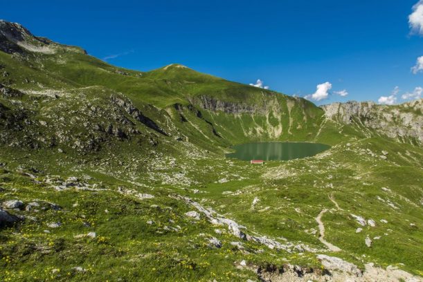 Der letzte der drei seen: Der Engeratsgundsee.