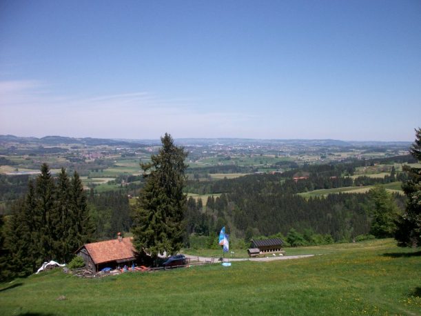 Traumhafter Ausblick in die Alpen
