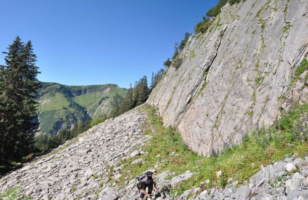 Aufschluss_Plattenkalk_Elbigenalp_2