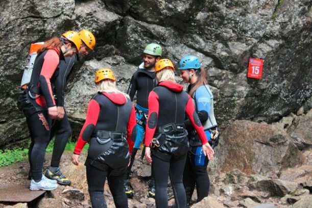 canyoning allgäuer alpen starzlachklamm