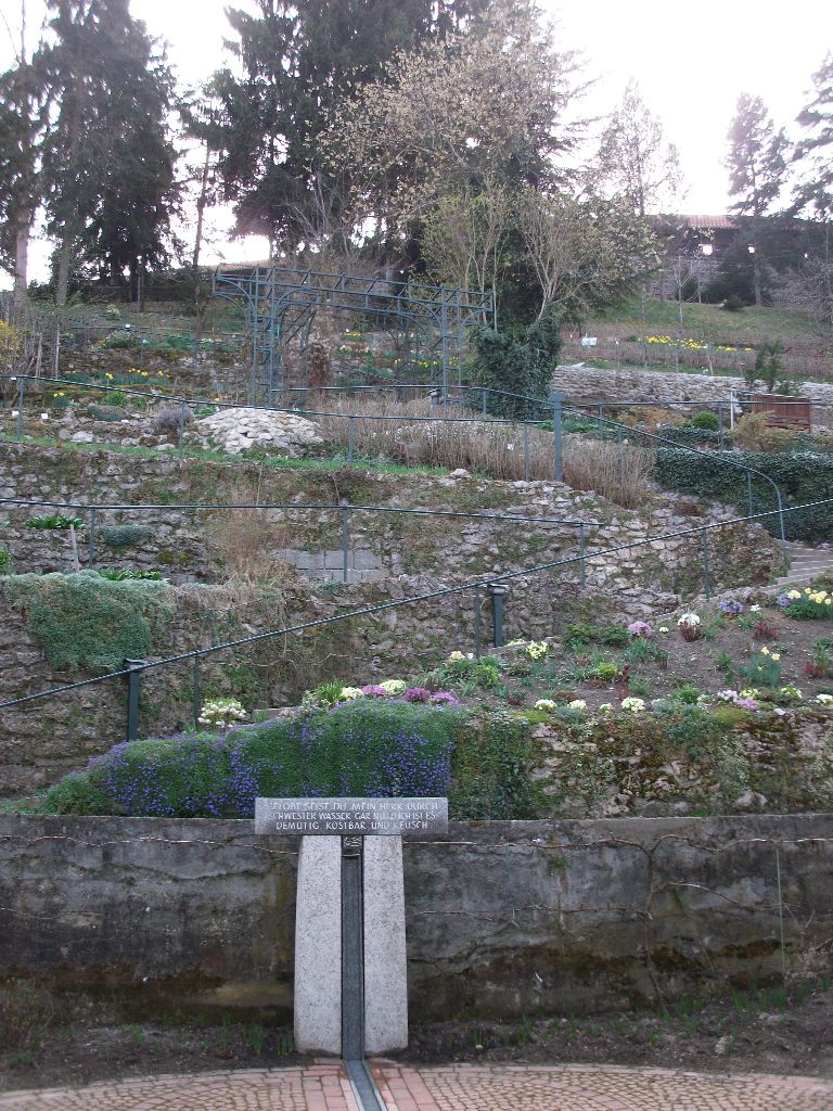 Klostergarten Crescentiakloster Allgäuer Alpen