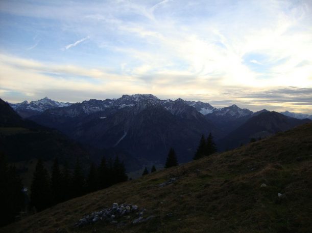 Sonnenuntergang vom Jochschrofen aus