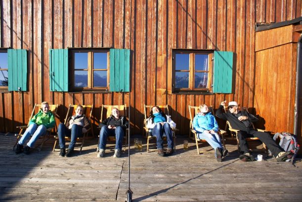 Liegestühle an der Ostler Hütte Pfronten
