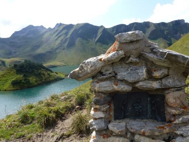 erster Blick auf den Schrecksee