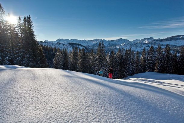 Neuschnee in den Allgäuer Alpen