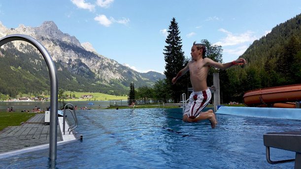 Spaß im Freibad