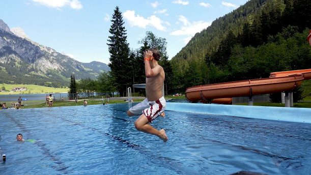 Spaß im Freibad