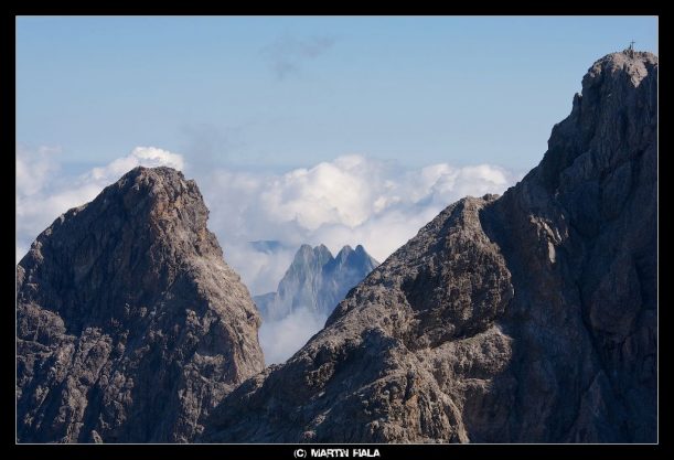 Blick auf bekannte Gipfel auf dem Heilbronner Wanderweg