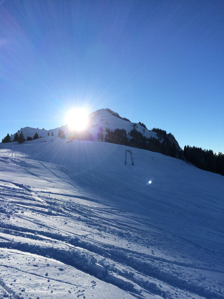 Blick auf den Grünten in den Allgäuer Alpen