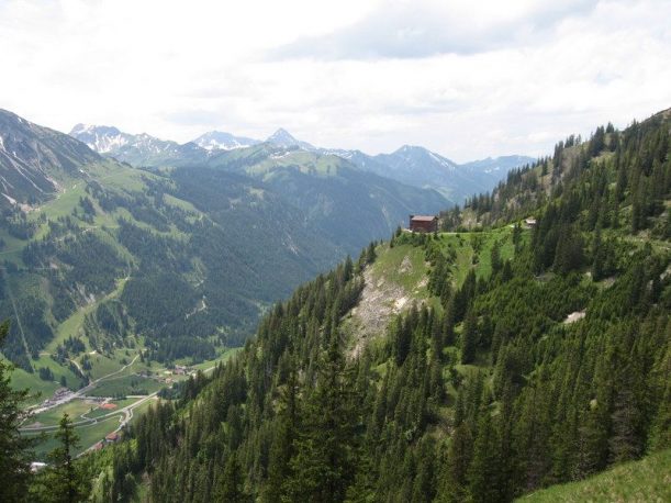 Blick auf das Gimpelhaus