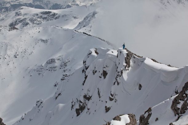 Abfahrt / Abstieg ins Pontental in den Allgäuer Alpen