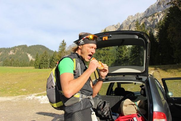 Wanderroute über den Friedberger Klettersteig