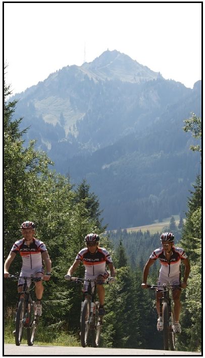 Mountainbike Aufstieg  2 Allgäuer Alpen