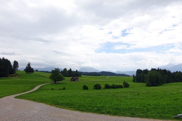 Blick in die Allgäuer Landschaft