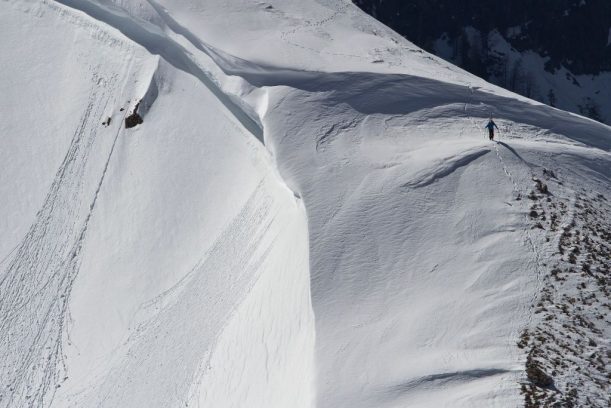 Unberührte Winterlandschaft in den Allgäuer Alpen