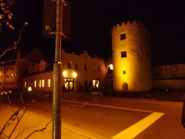 Stadtmauer und Seilerturm von Füssen