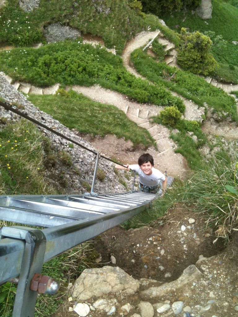 Gipfelerlebnis Steineberg-Leiter im Allgäu