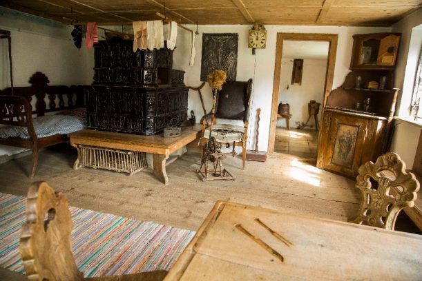 Wohnstube im Schwäbischen Bauernhof Museum Illerbeuren - Radrunde Allgäu