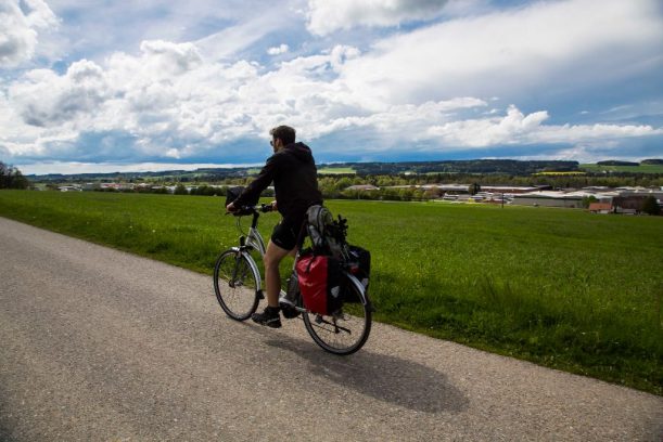 Endlose Weiten im Allgäu entlang der Radrunde Allgäu