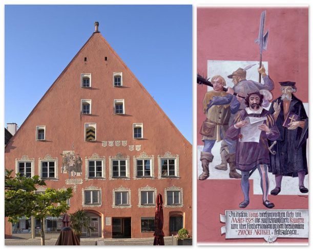 Kramerzunft in Memmingen, die 12 Bauernartikel