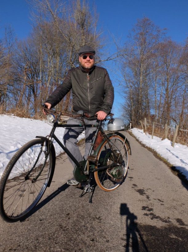 Erster Ausritt mit dem "neuen" Motorvelo