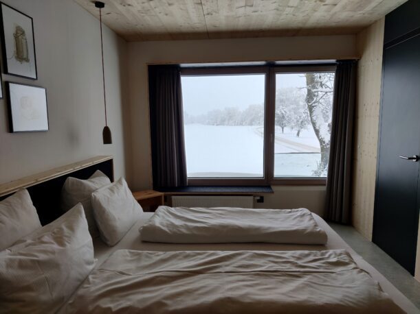 Das Zimmer riecht unvergleichlich gut nach Holz!