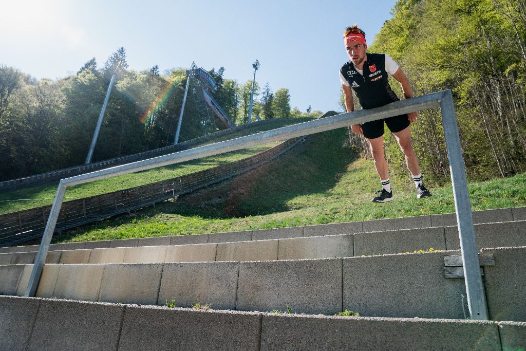 Johannes Rydzek im Training