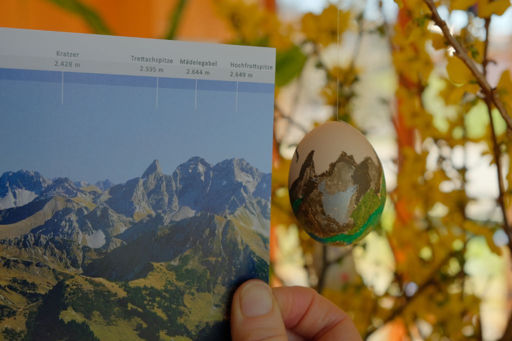 Allgäuer Berge als Motiv