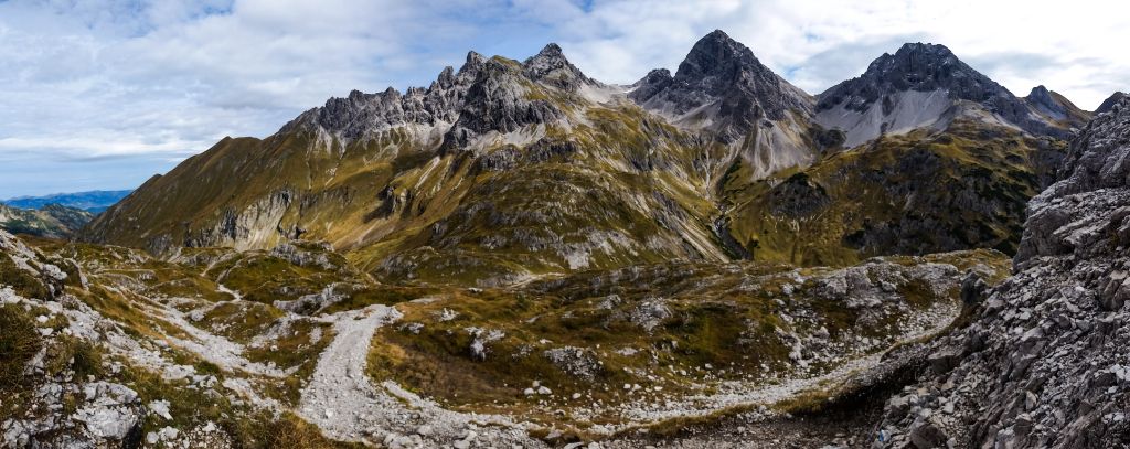 Allgäuer Alpen Gipfelpanorama