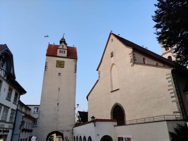 Isny auf der Radrunde Allgäu, Störche im Anflug