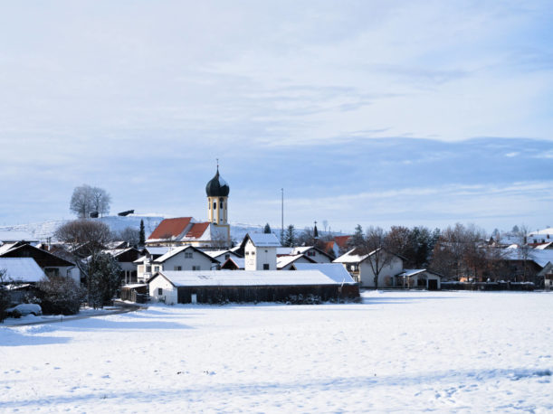 Roßhaupten Winterwanderung Ostallgäu