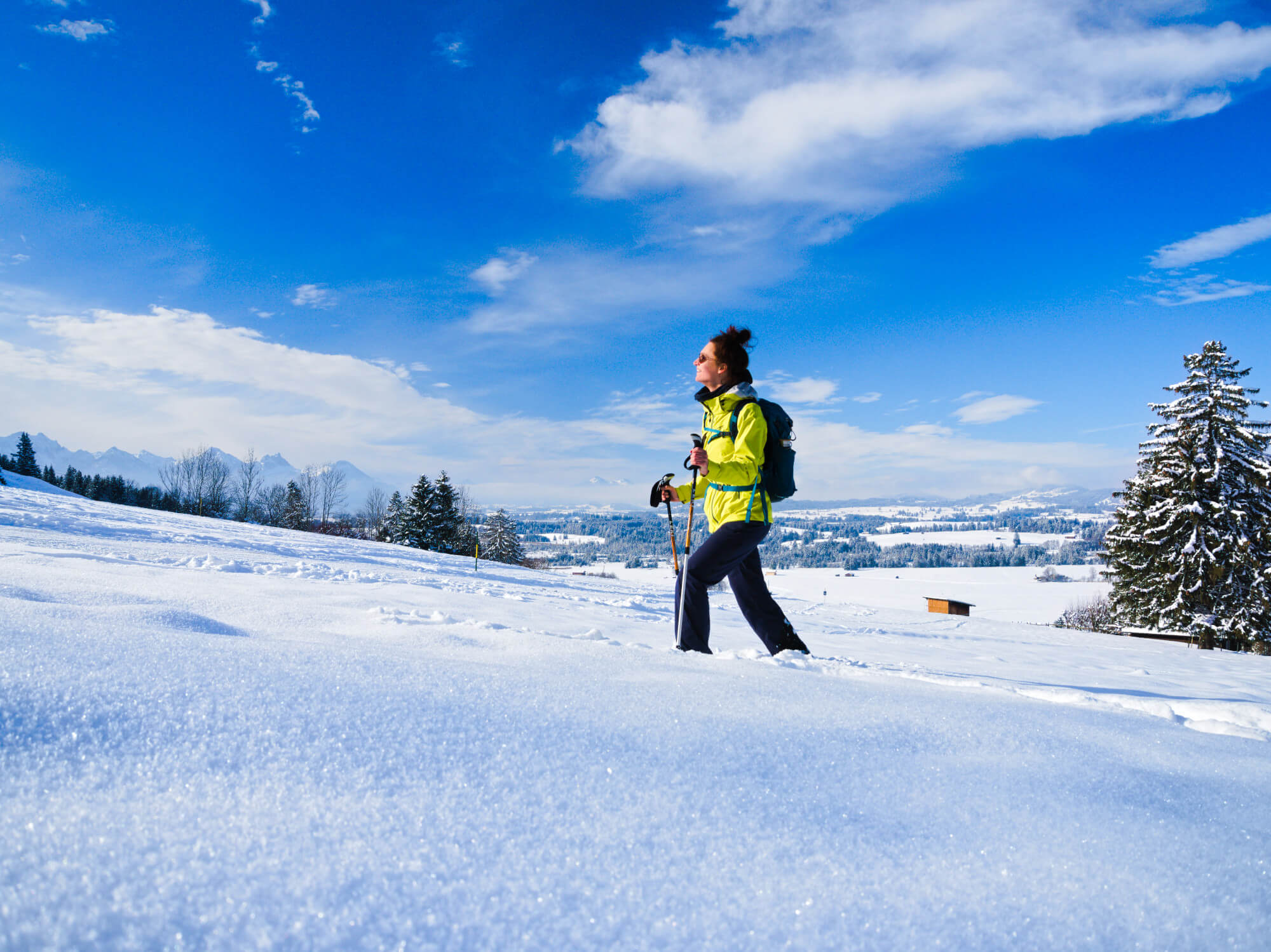 Schneeschuhwandern Buchenbergalm Allgäu