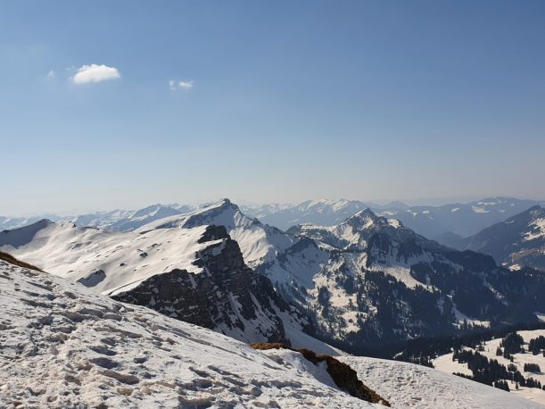 Skifahren Bergblick Ifen