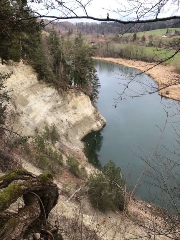 Steilhang, wie im Kluftinger Krimi beschrieben